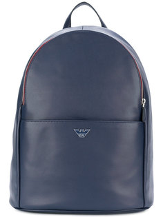рюкзак с бляшкой с логотипом Emporio Armani