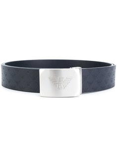 ремень с тисненым логотипом Emporio Armani
