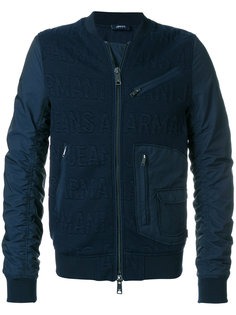 куртка-бомбер с логотипом Armani Jeans