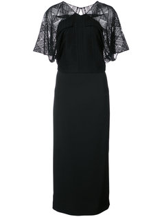 платье с кружевной вставкой Roland Mouret