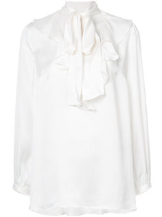 блузка с отделкой в виде шарфа Zimmermann