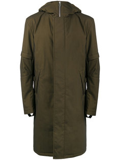 пальто с капюшоном Helmut Lang