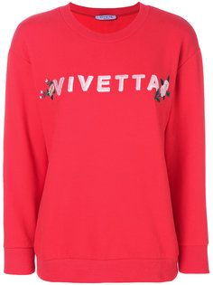 толстовка с вышивкой Vivetta