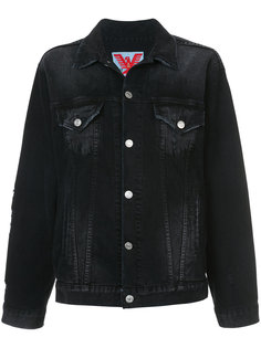 skull print denim jacket Adaptation