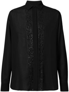 декорированная рубашка Saint Laurent