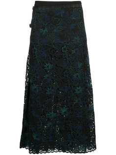 юбка миди с цветочной отделкой  Barrie