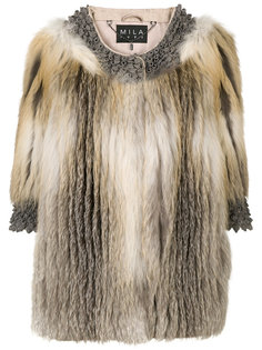 пальто Roxanne с отделкой мехом Cara Mila