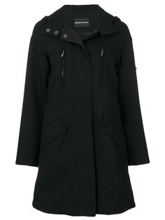 пальто со складками сзади  Emporio Armani