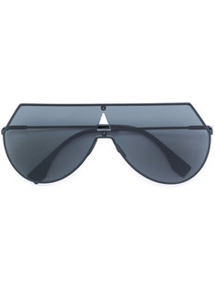солнцезащитные очки-авиаторы ломаной формы Fendi Eyewear