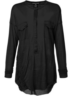 прозрачная блузка с длинными рукавами Thomas Wylde