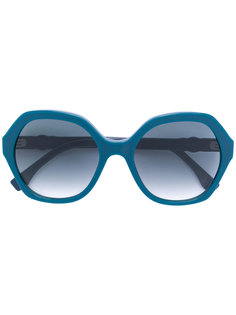 массивные солнцезащитные очки Fendi Eyewear