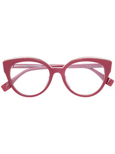 очки в оправе "кошачий глаз" Fendi Eyewear