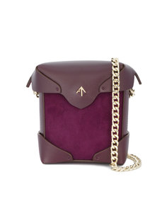 фиолетовая мини-сумка на плечо Pristine Manu Atelier
