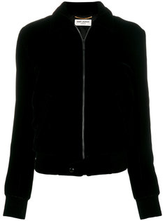декорированный бомбер Saint Laurent