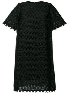 расклешенное платье с вышивкой  Muveil