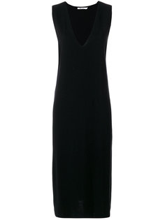 платье с V-образным вырезом без рукавов T By Alexander Wang