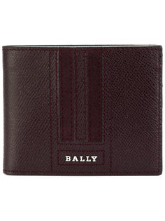 прошитый кошелек с логотипом Bally