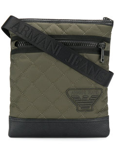 сумка-почтальонка с логотипом Armani Jeans