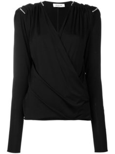 блузка с запахом  Mugler