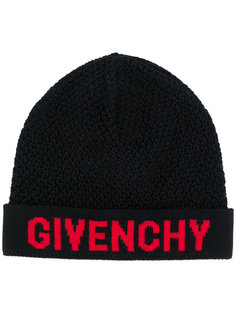 шапка-бини с вышивкой логотипа Givenchy