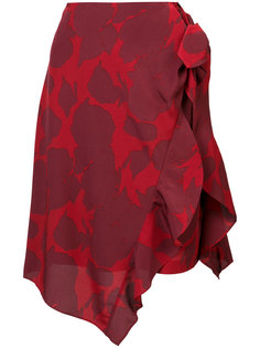 юбка с абстрактным цветочным принтом Derek Lam 10 Crosby
