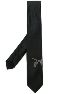 галстук с логотипом из заклепок Roar
