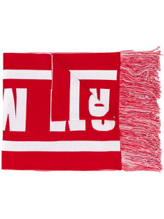 шарф с логотипом вязки интарсия MSGM