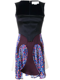 платье с корсетом и панельным дизайном Esteban Cortazar