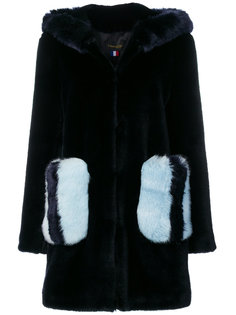 пальто с контрастными карманами La Seine & Moi