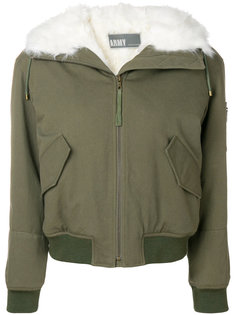 куртка-бомбер с капюшоном  Army Yves Salomon