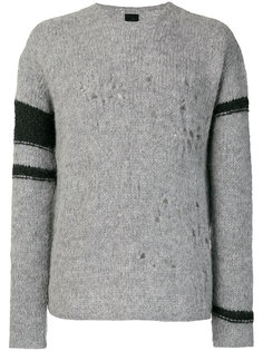свитер с контрастными вставками на рукавах Thom Krom