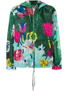 легкая куртка с цветочным принтом Prada x K-Way Prada
