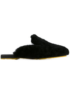 меховые мюли Jil Sander
