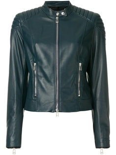 приталенная байкерская куртка  Belstaff