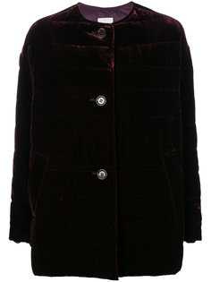 дутое бархатное пальто  Aspesi