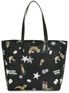 сумка-шоппер с заплатками в виде падающих звезд Marc Jacobs