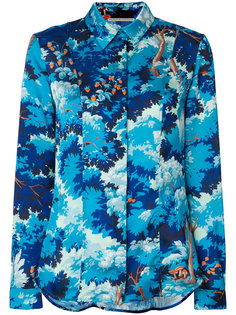 рубашка с лесным принтом  Marco De Vincenzo