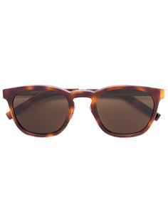 солнцезащитные очки с эффектом черепашьего панциря Saint Laurent Eyewear