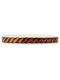 handpainted leather belt À La Garçonne