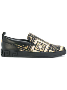 лоферы Greek Key Versace