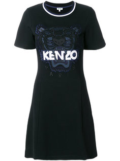 платье-футболка с нашивкой Tiger Kenzo