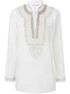 блузка с вышивкой  Tory Burch