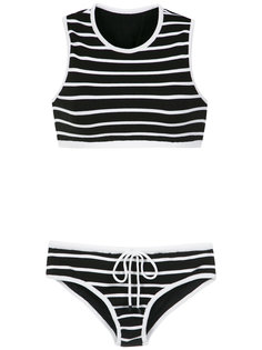 striped knit bikini set Osklen
