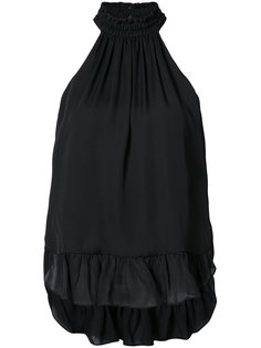 блузка с вырезом-халтер Cinq A Sept