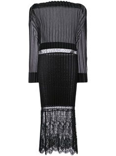плиссированное платье миди Carey Stella McCartney