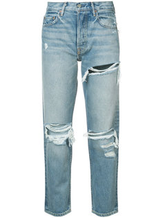 джинсы бойфренда с рваной отделкой Grlfrnd