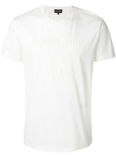 футболка с логотипом Emporio Armani