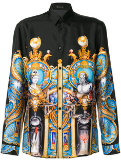 рубашка с принтом Triptych  Versace