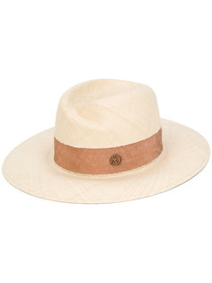 шляпа с контрастной лентой Maison Michel