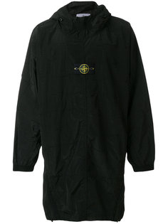 свитер с капюшоном и заплаткой с логотипом Stone Island